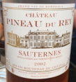 Château Pineau du Rey Sauternes