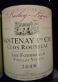 Santenay Premier Cru Clos Rousseau Les Fourneaux Vieilles Vignes