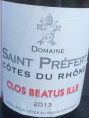 Domaine Saint Préfert Clos Beatus Ille