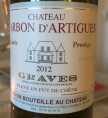 Chateau Carbon D'Artigues - Graves - Cuvée Prestige