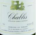 Domaine Alain Geoffroy - Chablis Domaine Le Verger - 2018